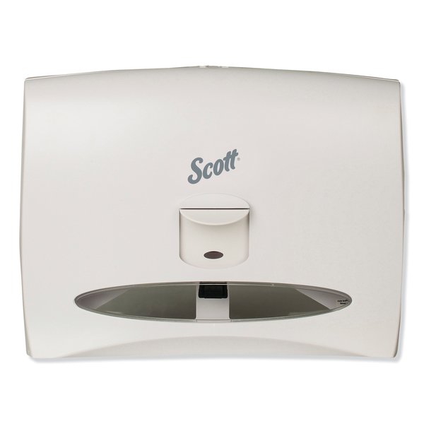 Scott Personal Seat Toilet Seat Cover Dispenser, 17.5 x 2.25 x 13.25, White 9505